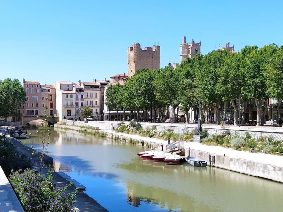 Appartement Avec Balcon, Bord Du Canal, Wifi. 纳博讷 外观 照片