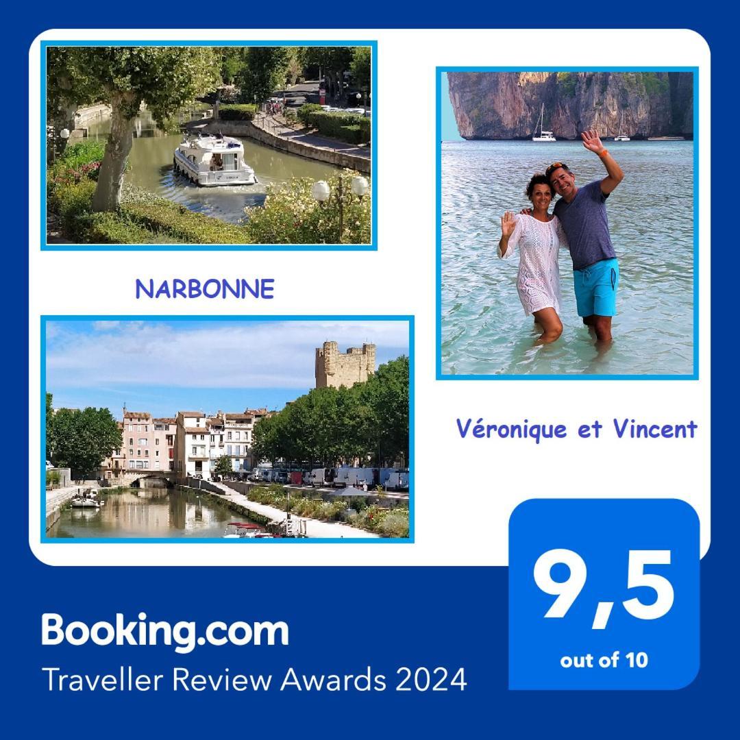 Appartement Avec Balcon, Bord Du Canal, Wifi. 纳博讷 外观 照片